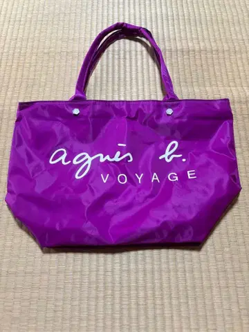 agnes b. VOYAGE 에네스베 토트백 퍼플