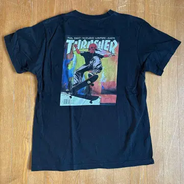 THRASHER 트레셔 스컬 스케이트보드 T셔츠