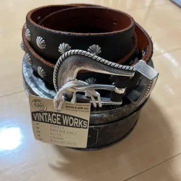 VINTAGE WORKS DH5738 CH-2 웨스턴 벨트 사이즈 31