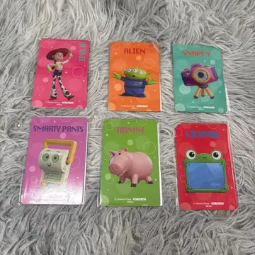 Disney Pixar 토이스토리 5 마그넷 카드 6장 세트
