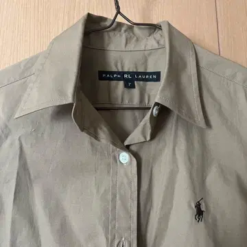 RALPH RL LAUREN 긴팔 셔츠 베이지 사이즈 7
