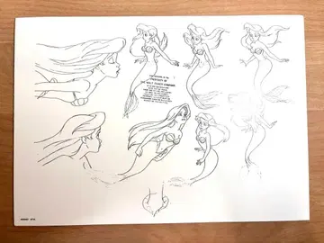 디즈니 애니메이션 이머시브 익스피리언스 아리엘 아트 시트