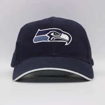 시호크스 NFL 미식축구 빈티지 캡 기업 자수 구제 의류 맥
