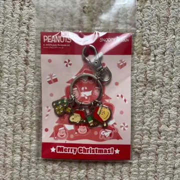 PEANUTS 스누피 타운 5연 키체인 크리스마스