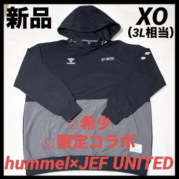 [ 새상품 ] hummel x JEF UNITED 맨투맨 풀오버 후디