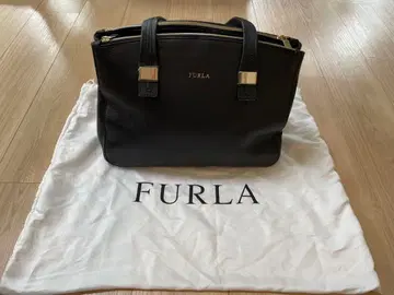 FURLA 훌라 가죽 숄더백 블랙