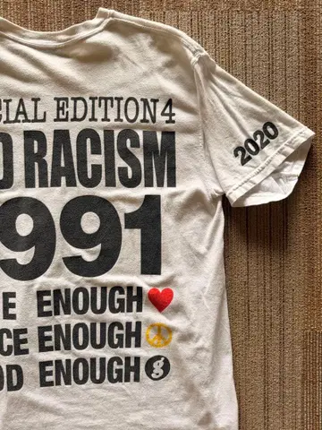 굿이너프 Infinite Archives END RACISM 티셔츠