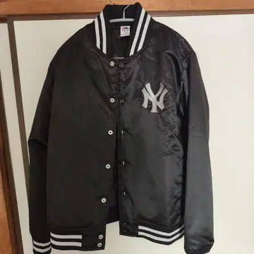 Majestic 뉴욕 양키스 바시티 자켓 블랙