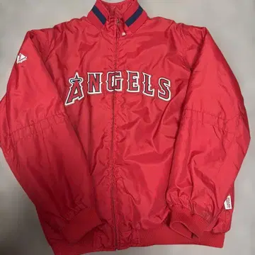 Majestic MLB 에인절스 바시티 자켓 레드