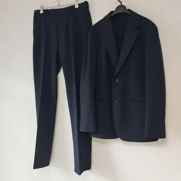 유니클로 감동 자켓 감동 팬츠 셋업 블랙 L 비즈니스 수트