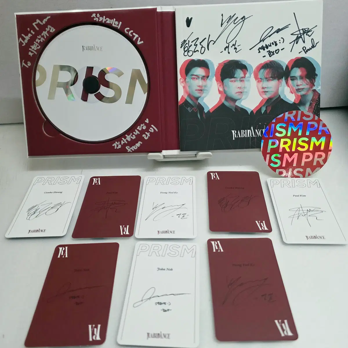 라비던스(RabidAnce) PRISM (프리즘) 싸인반