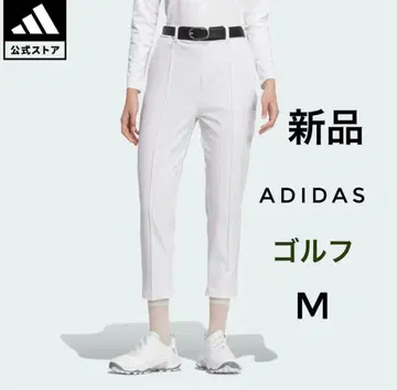 새상품 adidas 골프 앵클 팬츠 화이트 M 여성용 바지