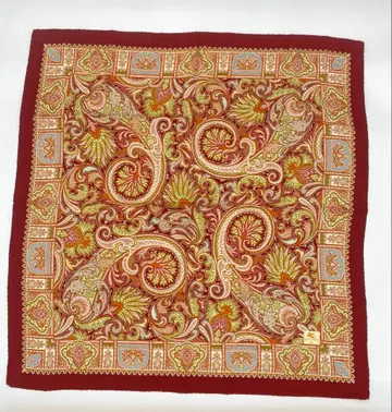 [ ETRO ] 에트로 페이즐리 무늬 스카프 90cm x 90cm