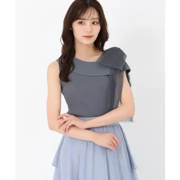 2025 봄/여름 신상 시어 리본 아지메 니트 ( CH.GREY )
