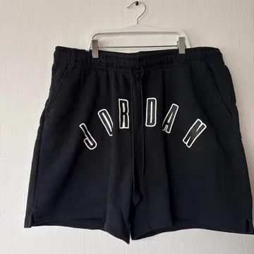 JORDAN 맨투맨 하프 팬츠 블랙