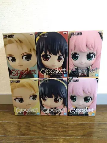 SPY x FAMILY Qposket 피규어 6종 세트