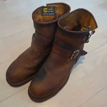CHIPPEWA 1901 M12 E TAN 엔지니어 부츠 US 9.0