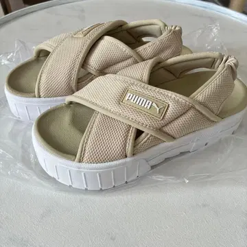 PUMA 샌들 통굽 베이지
