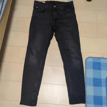 ZARA 스키니 데님 블랙 EUR40