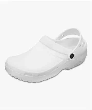 Crocs Bistro 화이트 사보 클로그 샌들