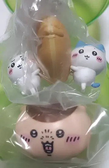 치이카와 (먼작귀) 붕어빵 마스코트 밤만쥬 페이스 반지 캡슐 토이