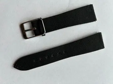 RSMWATCHSTRAP 블랙 캔버스지 손목시계용 벨트 싱가포르