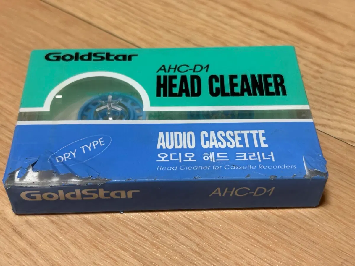 GoldStar 카세트 헤드 클리너 AHC-D1 드라이