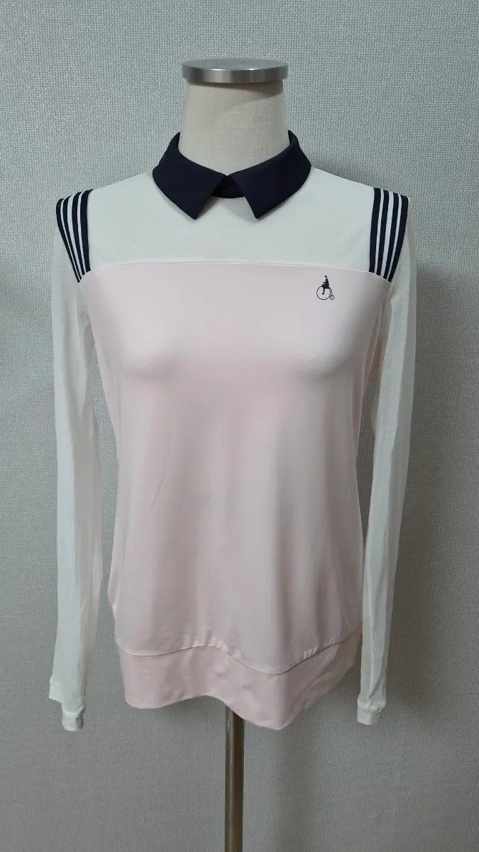 A-186 빈폴 셔츠 핑크/화이트 골프