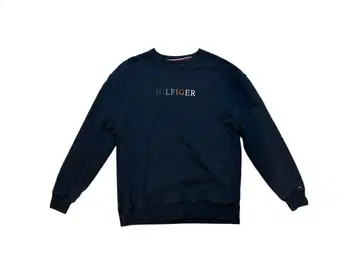 TOMMY HILFIGER 맨투맨 네이비 M 사이즈