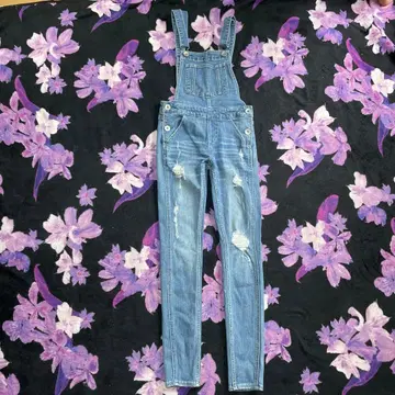GYDA SIDE RIPPED 스키니 데님 살로페 살로펫 데미지 XXS