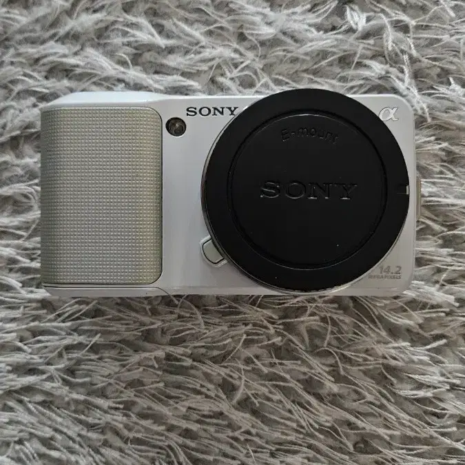소니 화이트 카메라 NEX3 미러리스