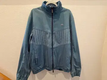 LACOSTE 데님 조 집업 블루종 FR52 US L