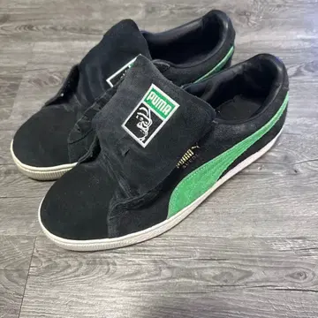 PUMA SUEDE XLARGE 콜라보 블랙 그린