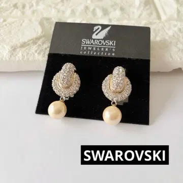 SWAROVSKI 귀찌 펄 크리스탈