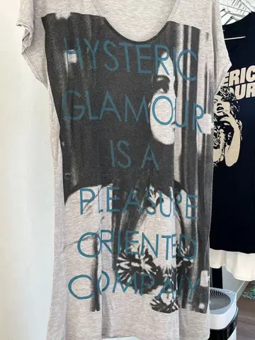 Hysteric Glamour 반팔 T셔츠 그레이