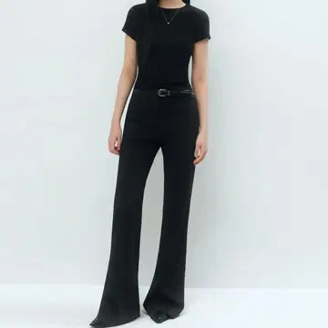무신사 스탠다드 로우라이즈 플레어 슬랙스 27