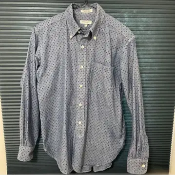 Engineered Garments 도트 무늬 버튼 다운 셔츠 XS