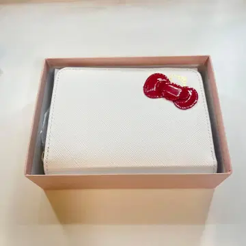 HELLO KITTY 헬로키티 천연 가죽 지갑 접이식 지갑