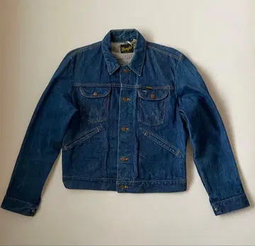 70s 빈티지 Wrangler 124MJ 데님 자켓 다크 네이비 40