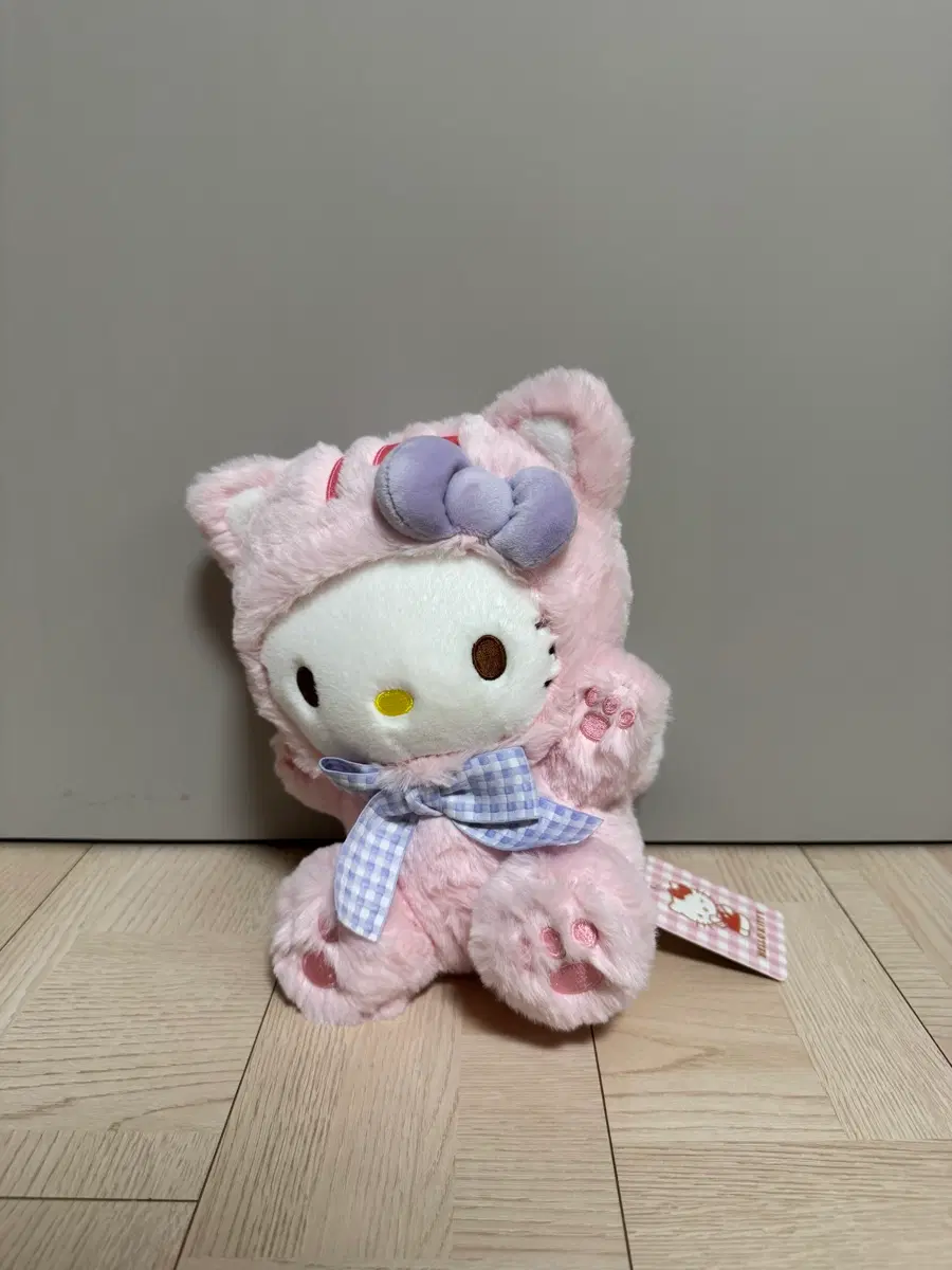 마이멜로디 인형 핑크색 리본