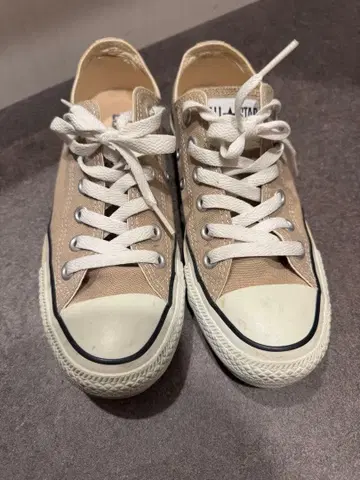 Converse All Star 로우컷 베이지 스니커즈
