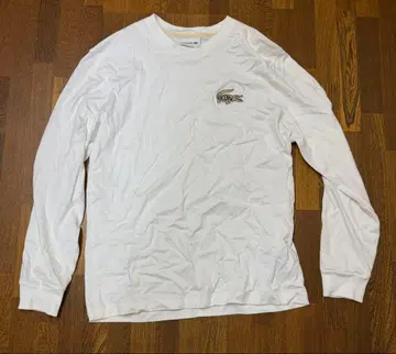 LACOSTE 라코스테 긴팔 티셔츠 화이트