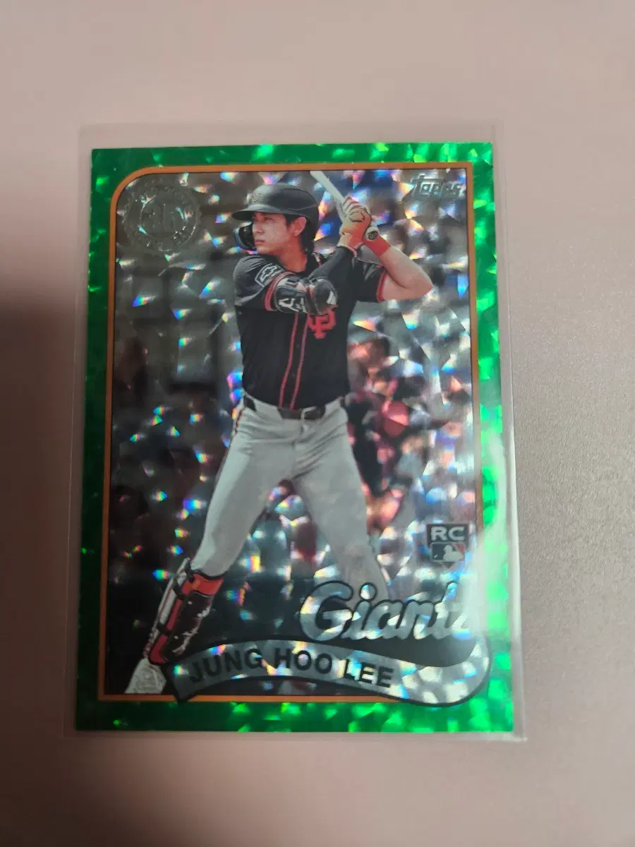 이정후 99장 한정 2024 Topps Green Foil 루키