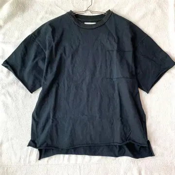 [ 마카웨어 ] 오가닉 코튼 T셔츠 소매 밑단 커팅 가슴 포켓 2