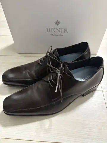 와타베 웨딩 BENIR 브라운 웨딩 신발 26.5cm 박스 포함