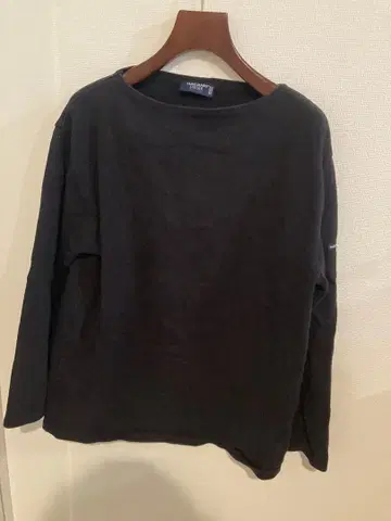 SAINT JAMES 보트넥 티셔츠 블랙
