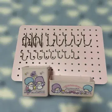 Little Twin Stars 펀칭 보드 수납 세트 [ 키키라라 ]