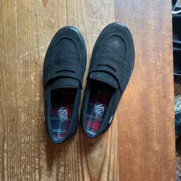 VANS 슬립온 블랙 체크 인솔