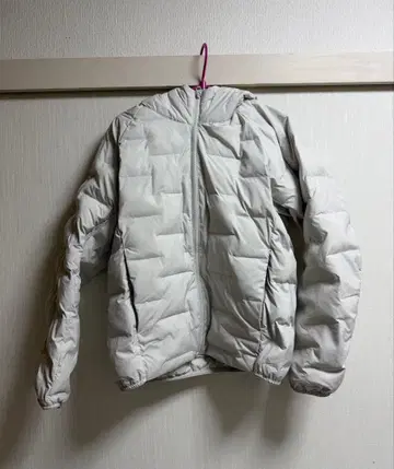 UNIQLO WARM PADDED 후디드 자켓 라이트 그레이 S