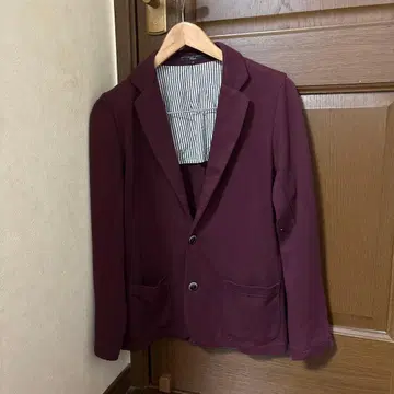 테일러드 자켓 보르도 2버튼